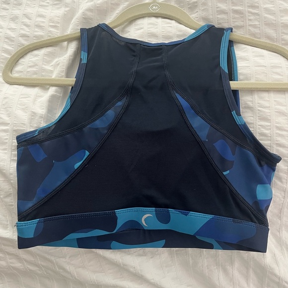 Zyia Light n Tight blue Camo sports bra - Picture 3 of 3